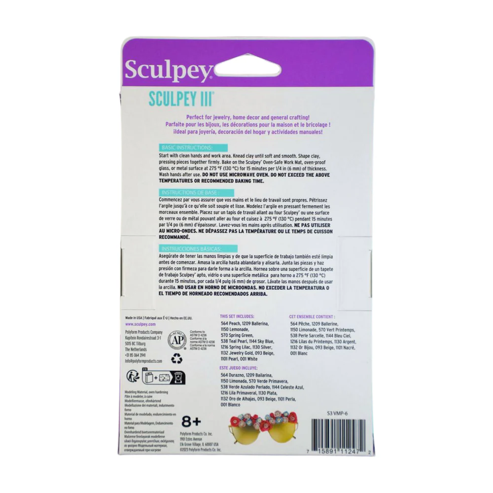 Sculpey III® 12 Piece Pastel Colors Multi-pack - Image 3