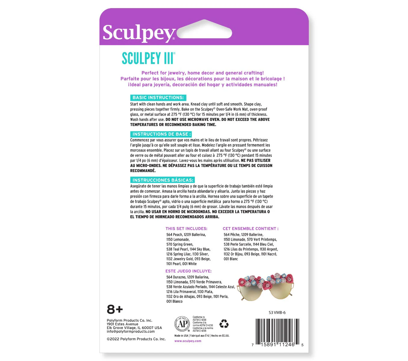 Sculpey III® 12 Piece Brights Multi-pack - Image 9