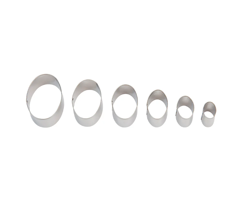 Sculpey Tools™ Graduated Cutters: Oval, 6 pc - Image 3
